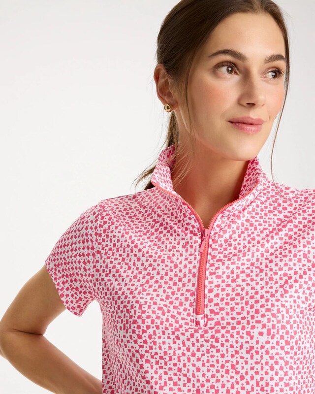Zenergy UPF Geo Half Zip Polo - image 4